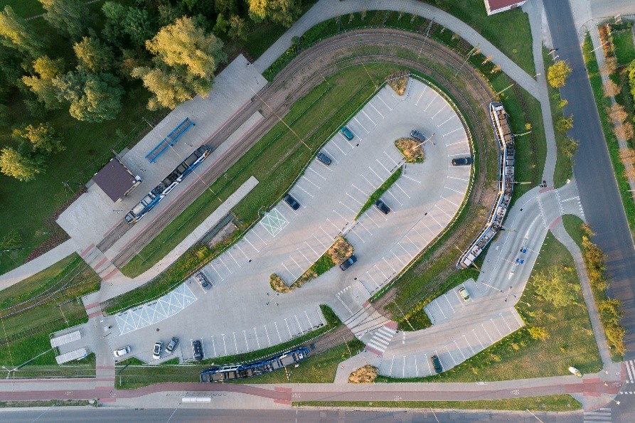 Park&Ride Bieżanów w Krakowie, fotografia Michał Skowronek, archiwum UMWM