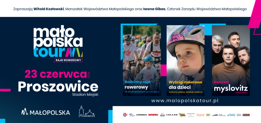 Plakat wydarzenia Małopolska Tour 2024