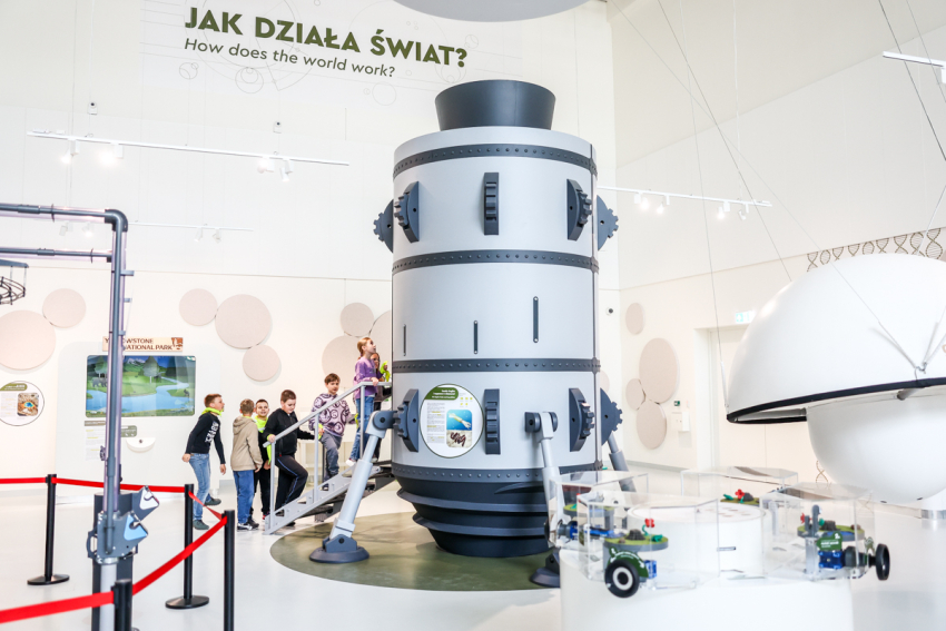 Wystawa stała. Rakieta kosmiczna.