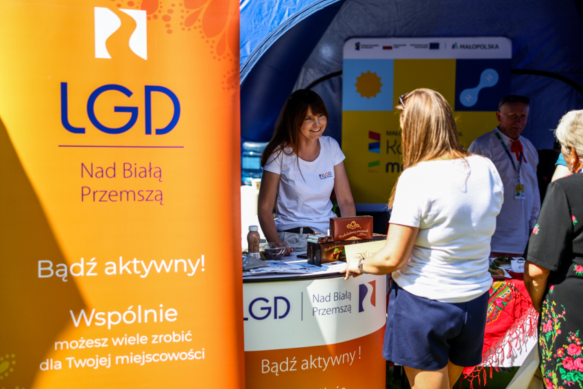 Stoisko Lokalnej Grupy Działania  Nad Białą Przemszą.