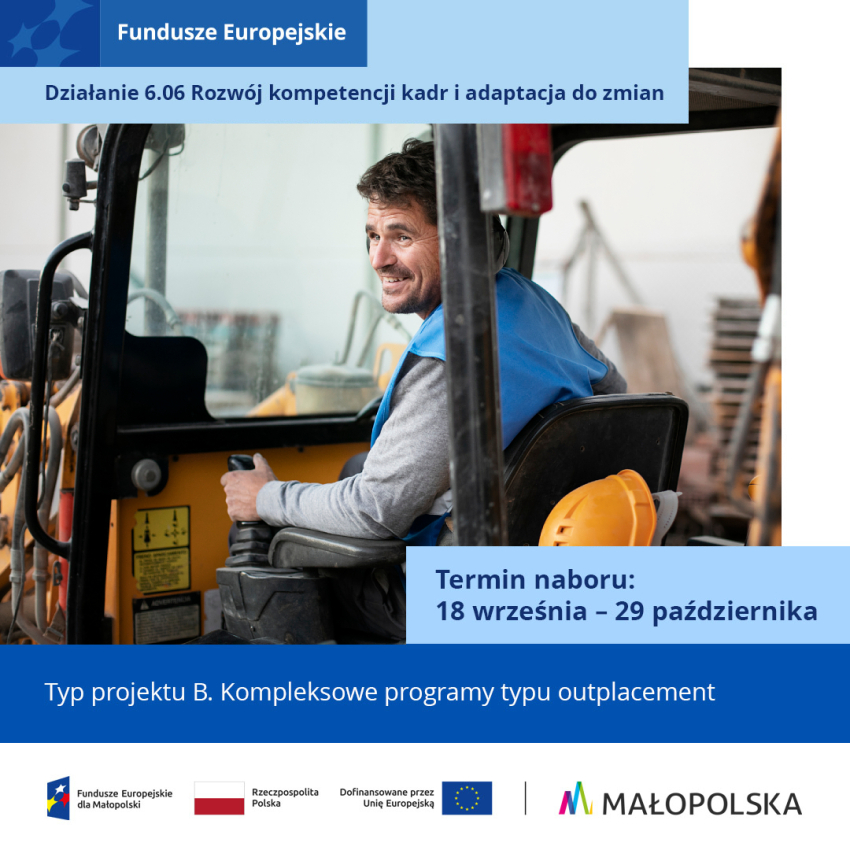 Mężczyzna siedzący w kabinie koparki