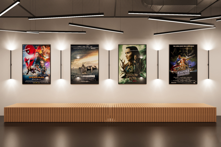 Wizualizacja kina w Miechowie-wnętrze, korytarz.