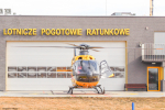 Śmigłowiec Ochotniczego Pogotowia Ratunkowego.
