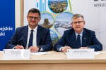 Wicemarszałek Kozłowski i Burmistrz Sułkowic.