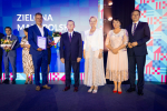 Laureat konkursu z Wicemarszałkiem Witoldem Kozłowskim i przedstawicielami Zarządu i Sejmiku.