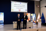 Witold Kozłowski, Wicemarszałem Województwa Małopolskiego oraz Tomasz Bizoń, dyrektor Centrum Kształcenia Zawodowego i Ustawicznego w Andrychowie