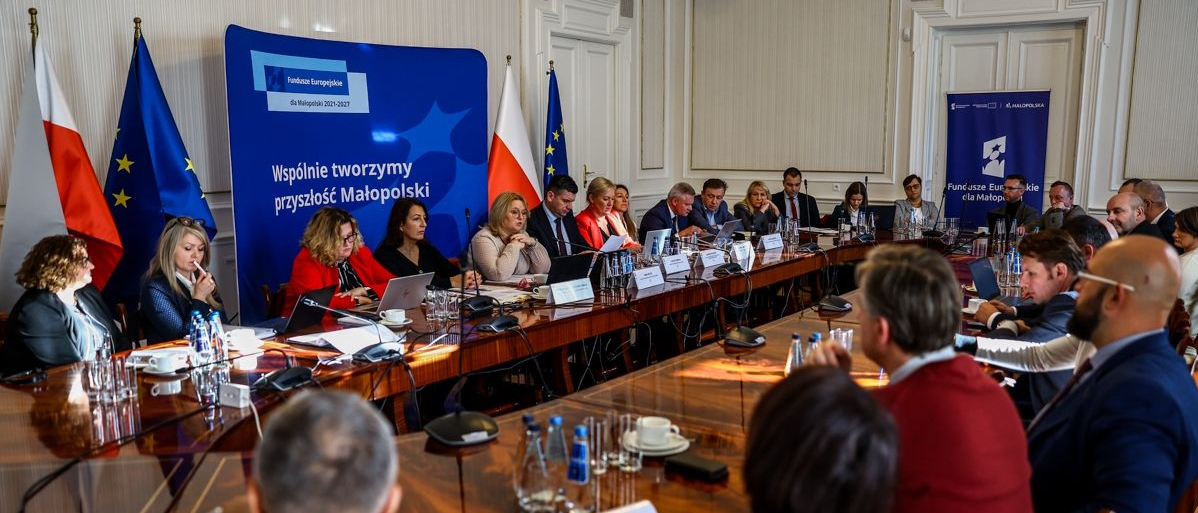 Spotkanie uczestników w sali konerencyjnej.