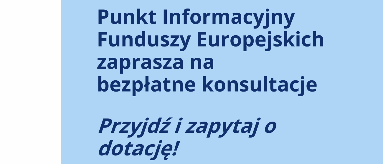 Plakat z informacją o projekcie