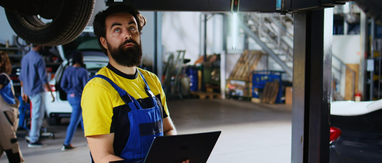 Mechanik samochodowy.